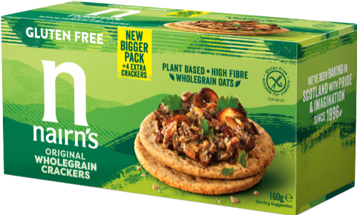 NAIRN'S Gluten Free Original Wholegrain Crackers 160g