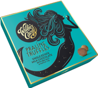WILLIE'S CACAO Praline Truffles - Milk Chocolate with Sea Salt 110g