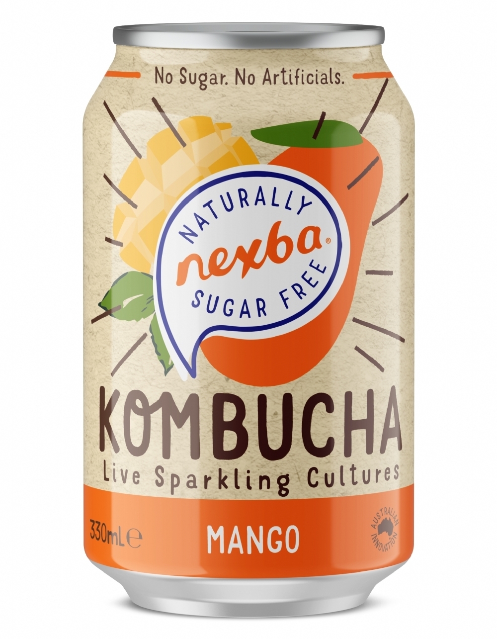 NEXBA Kombucha - Mango 330ml (5060770730236)