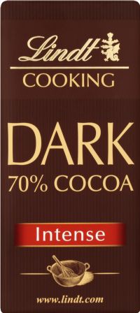 LINDT Cooking Dark 70% Cocoa - Intense Bar 200g