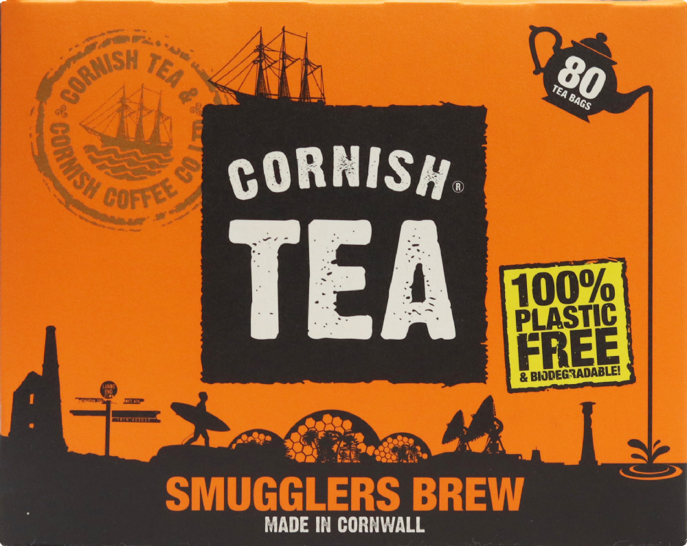 CORNISH TEA CO. Smugglers Brew 80 Teabags