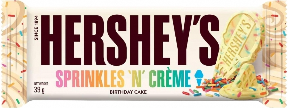 HERSHEY'S Sprinkles 'n' Creme Bar 39g (6942836720353)