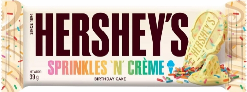HERSHEY'S Sprinkles 'n' Creme Bar 39g