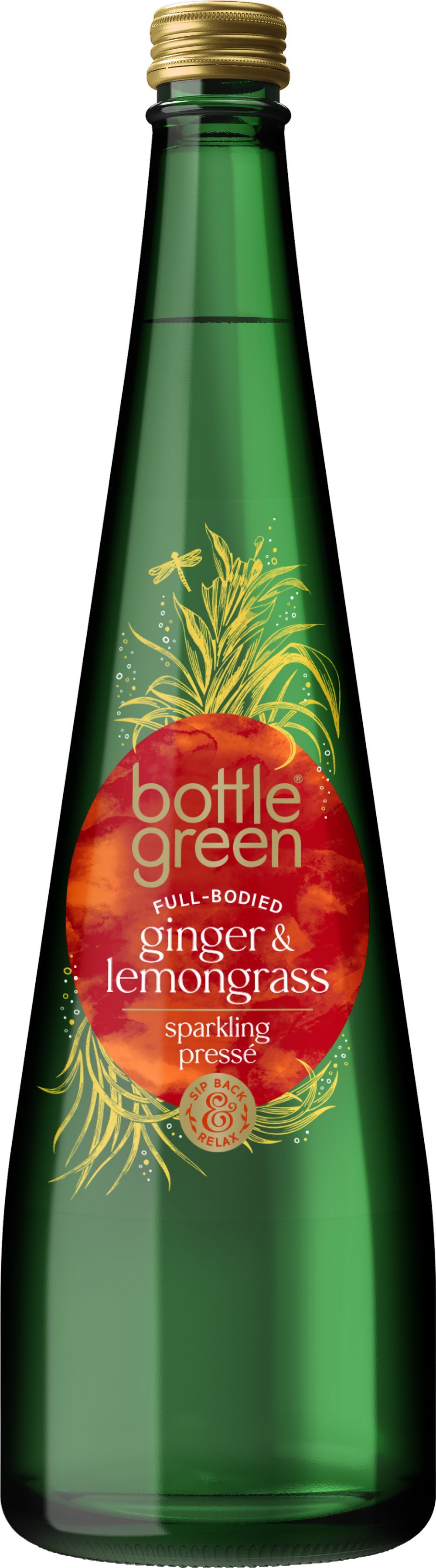 BOTTLE GREEN Full-Bodied Ginger & Lemongrass Presse 750ml (5021812005385)
