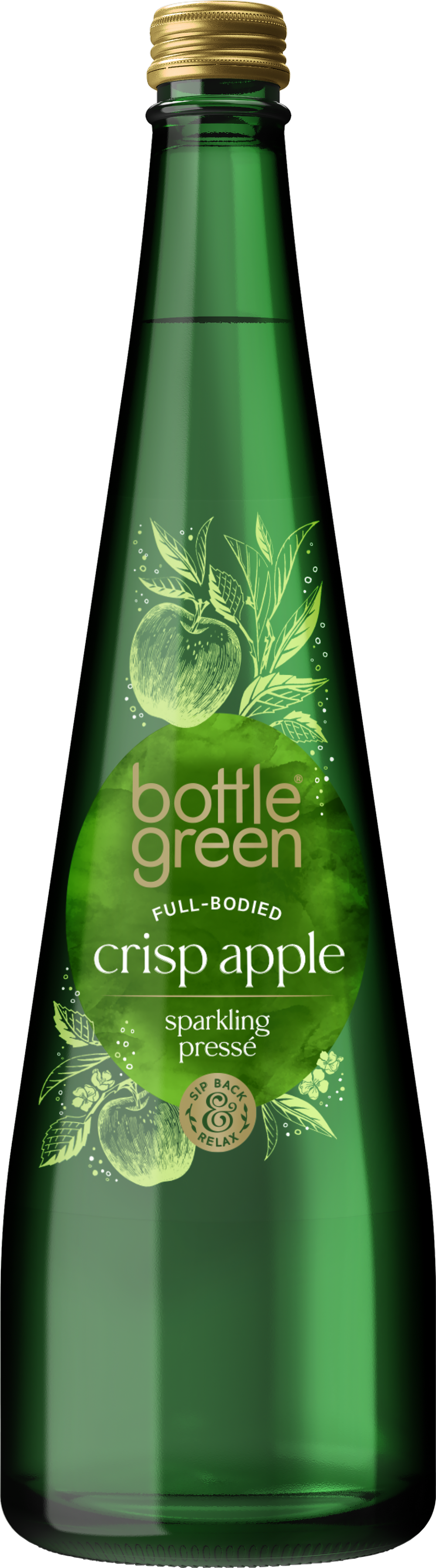 BOTTLE GREEN Full-Bodied Crisp Apple Sparkling Presse 750ml (5021812005361)