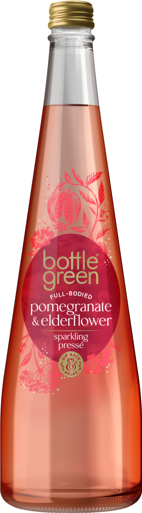 BOTTLE GREEN Pomegranate & Elderflower Presse 750ml