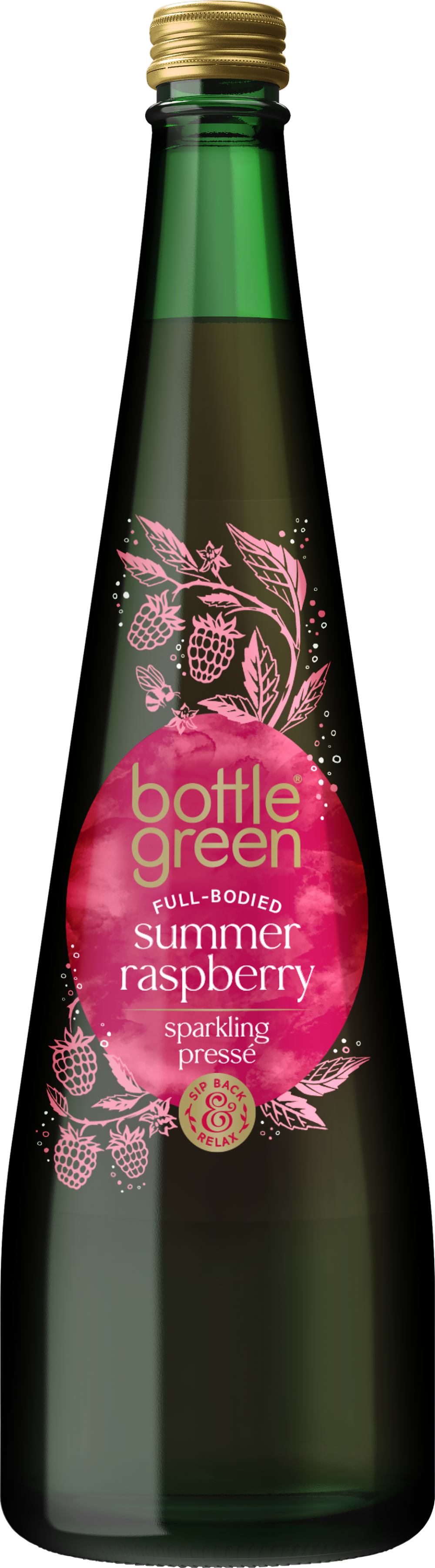 BOTTLE GREEN Full-Bodied Summer Raspberry Presse 750ml (5021812005392)