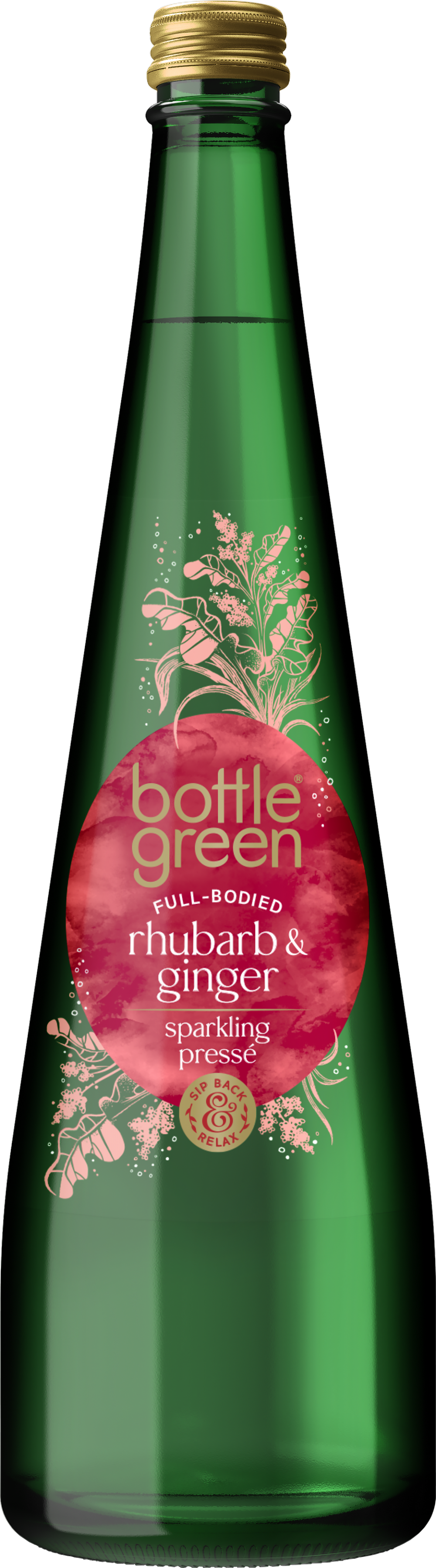 BOTTLE GREEN Full-Bodied Rhubarb & Ginger Presse 750ml (5021812005415)