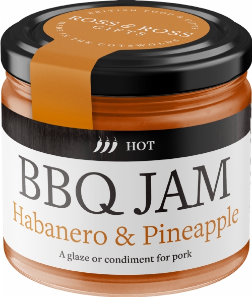ROSS & ROSS BBQ Jam - Habanero & Pineapple 110g