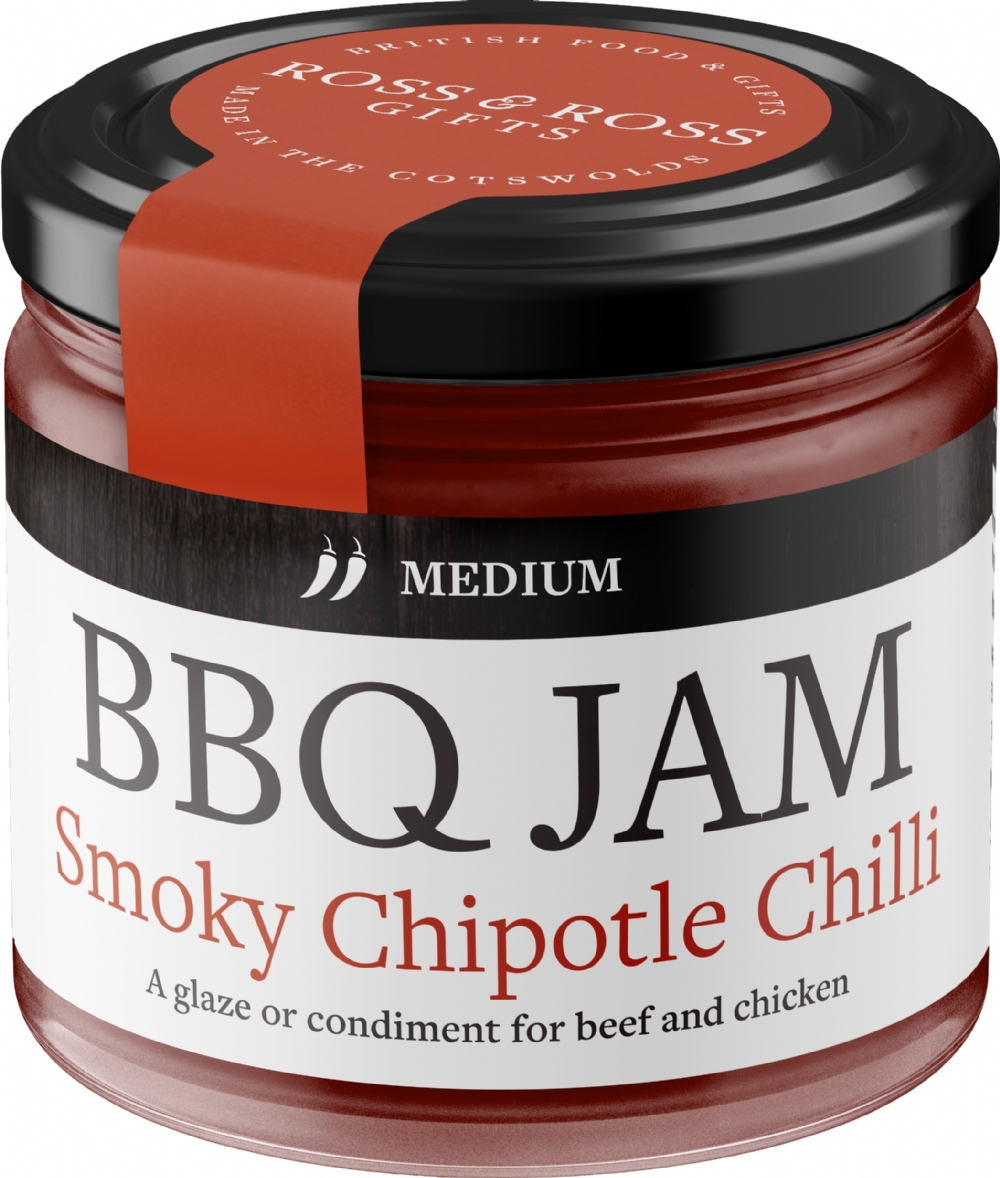 ROSS & ROSS BBQ Jam - Smoky Chipotle Chilli 110g (5060527530393)