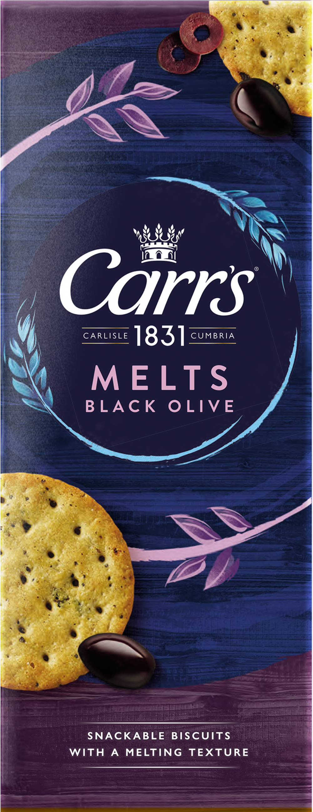 CARR'S Melts - Black Olive 150g (5000168026602)