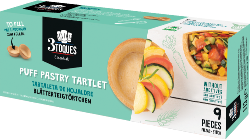 3 TOQUES 9 Puff Pastry Tartlet 113g
