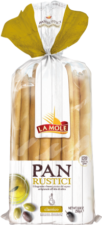 LA MOLE Panrustici Breadsticks - Olive Oil 250g