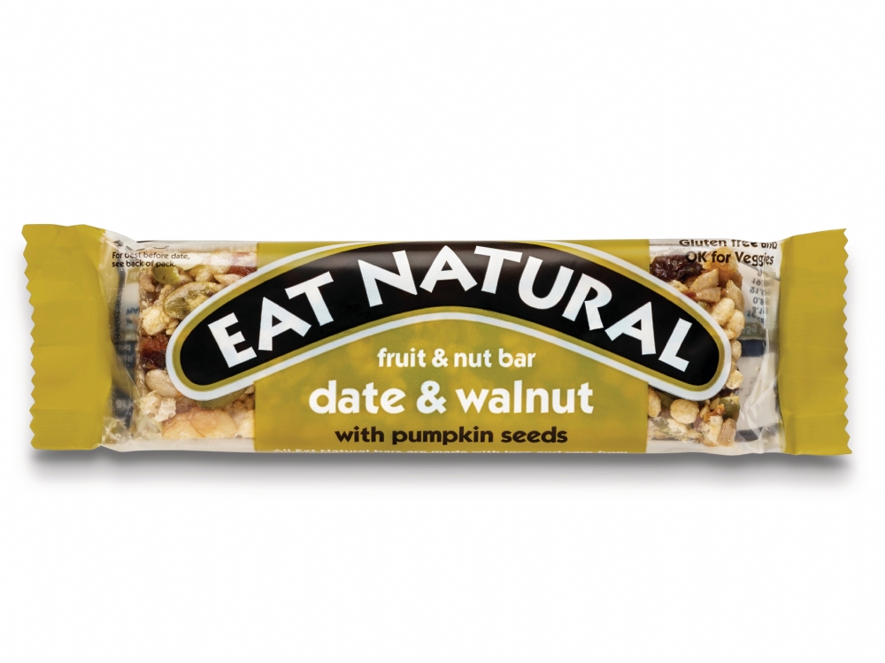 EAT NATURAL Dates, Walnuts & Pumpkin Seeds Bar 50g