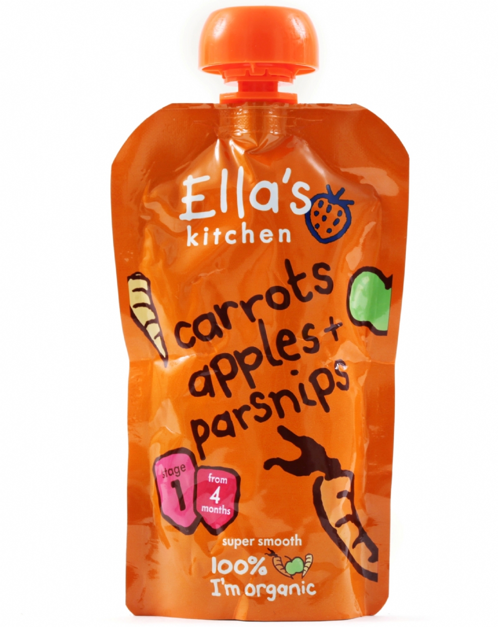 ELLA'S KITCHEN Carrots, Apples & Parsnips 120g