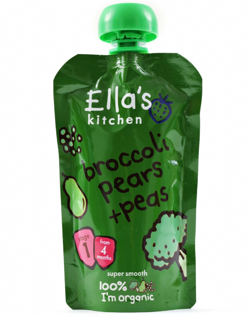 ELLA'S KITCHEN Broccoli, Pears & Peas 120g