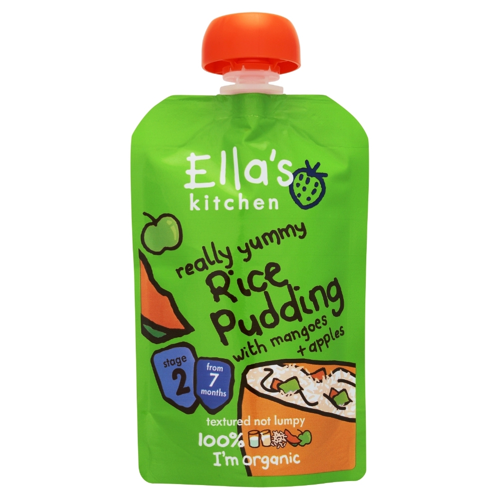 ELLA'S KITCHEN Rice Pudding with Mangoes & Apples 80g