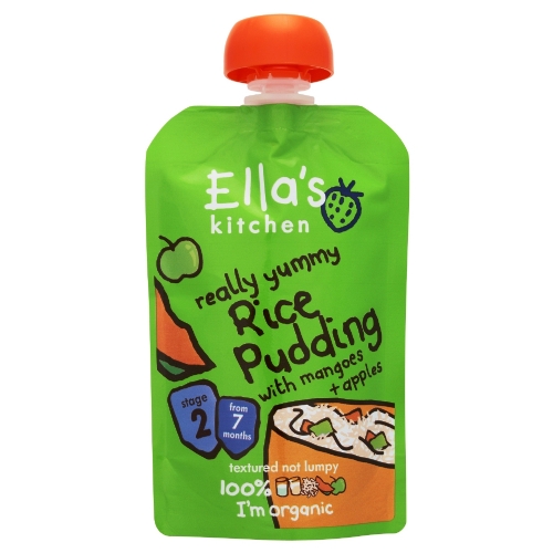 ELLA'S KITCHEN Rice Pudding with Mangoes & Apples 80g