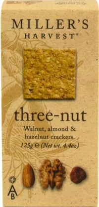 ARTISAN BISCUITS Miller's Harvest Three Nut 125g