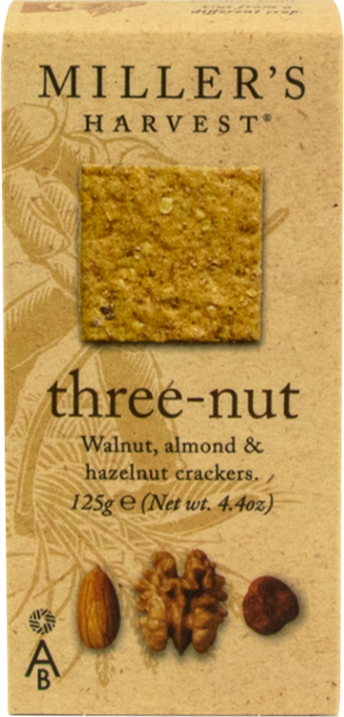 ARTISAN Miller's Harvest Three Nut 125g
