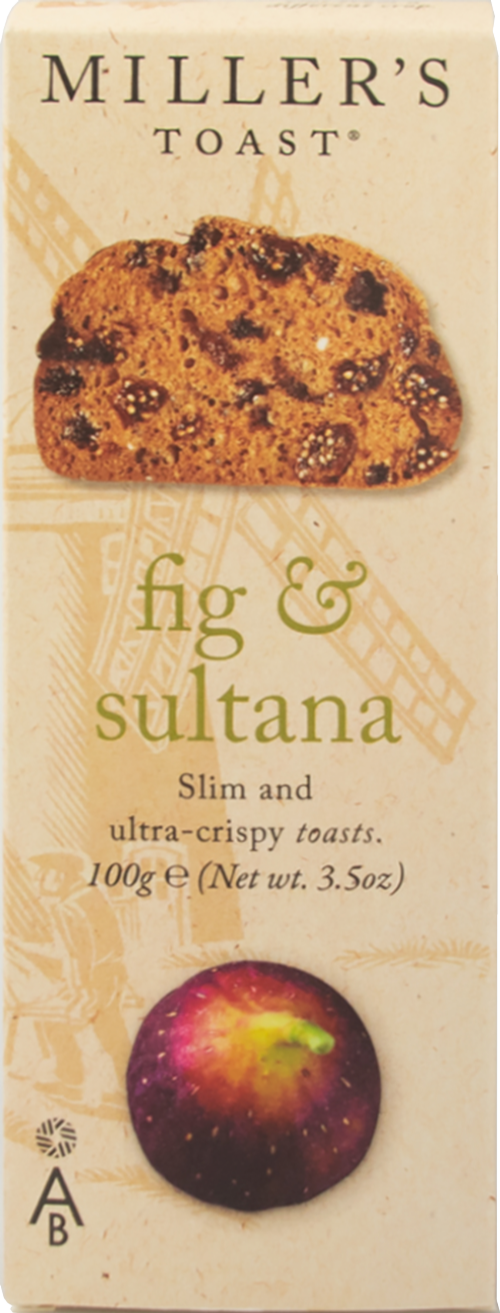ARTISAN Miller's Toast Fig & Sultana 100g