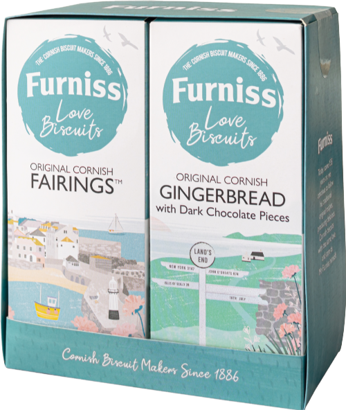 FURNISS Cornish Fairings & Gingerbread / Choc Gift Pack 400g