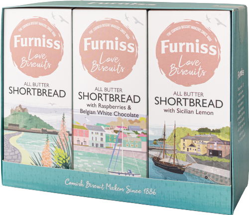 FURNISS All Butter Shortbread Triple Gift Pack 600g