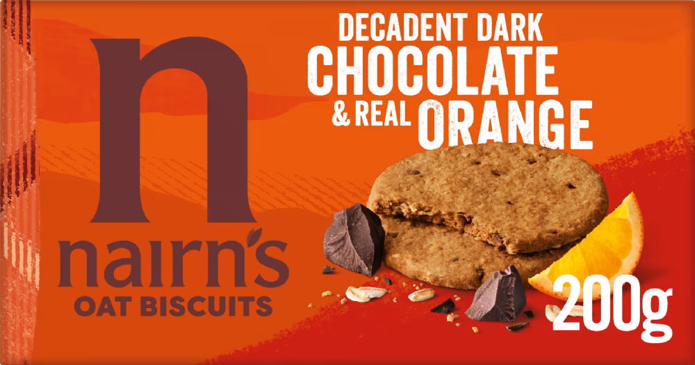 NAIRN'S Oat Biscuits - Dark Chocolate & Real Orange 200g