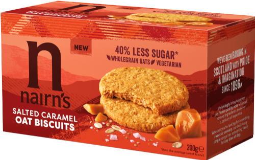 NAIRN'S Salted Caramel Oat Biscuits 200g