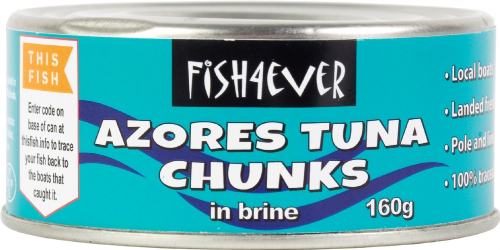 FISH 4 EVER Azores Tuna Chunks in Brine 160g