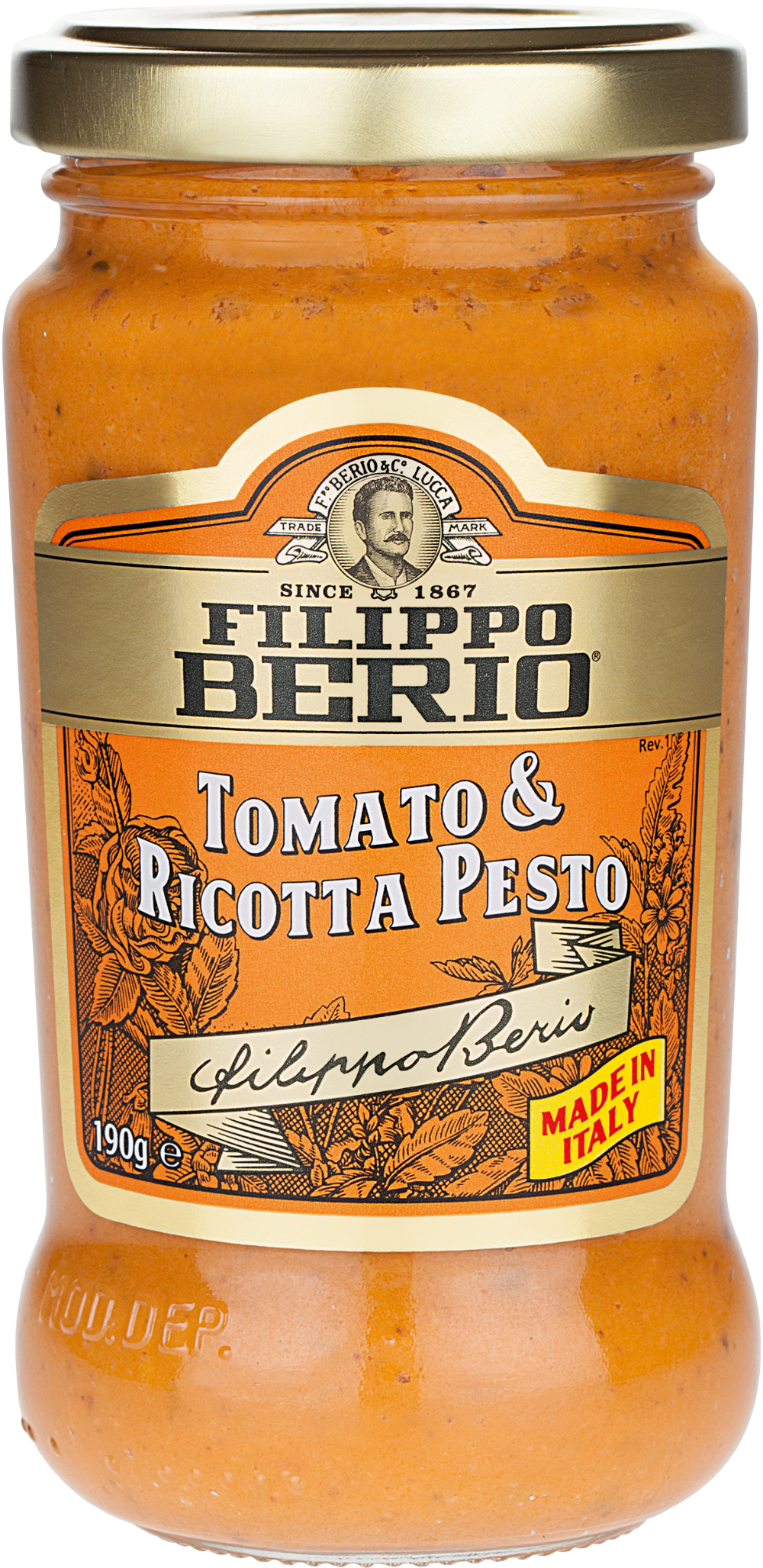 FILIPPO BERIO Tomato & Ricotta Pesto 190g