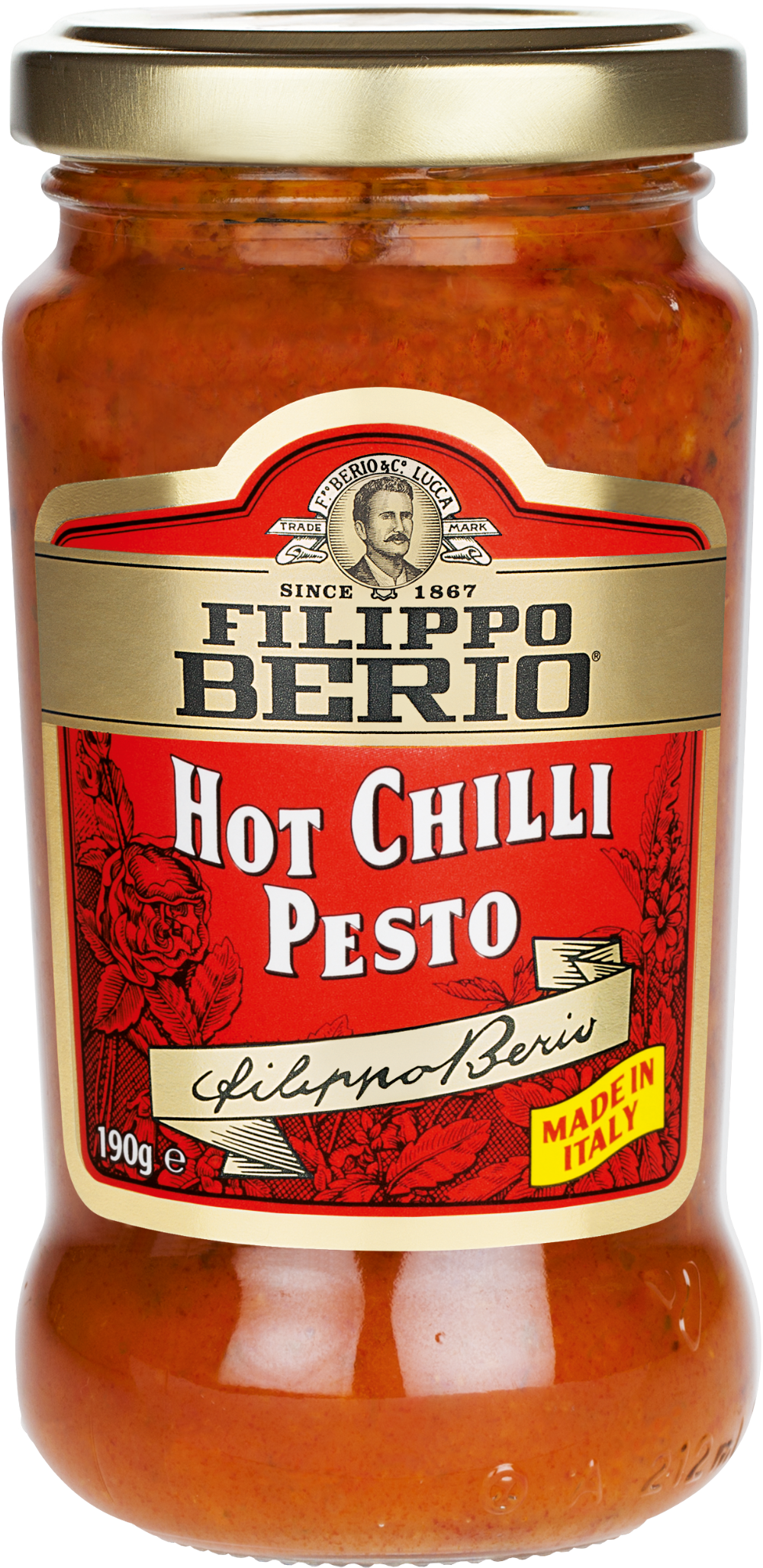FILIPPO BERIO Hot Chilli Pesto 190g
