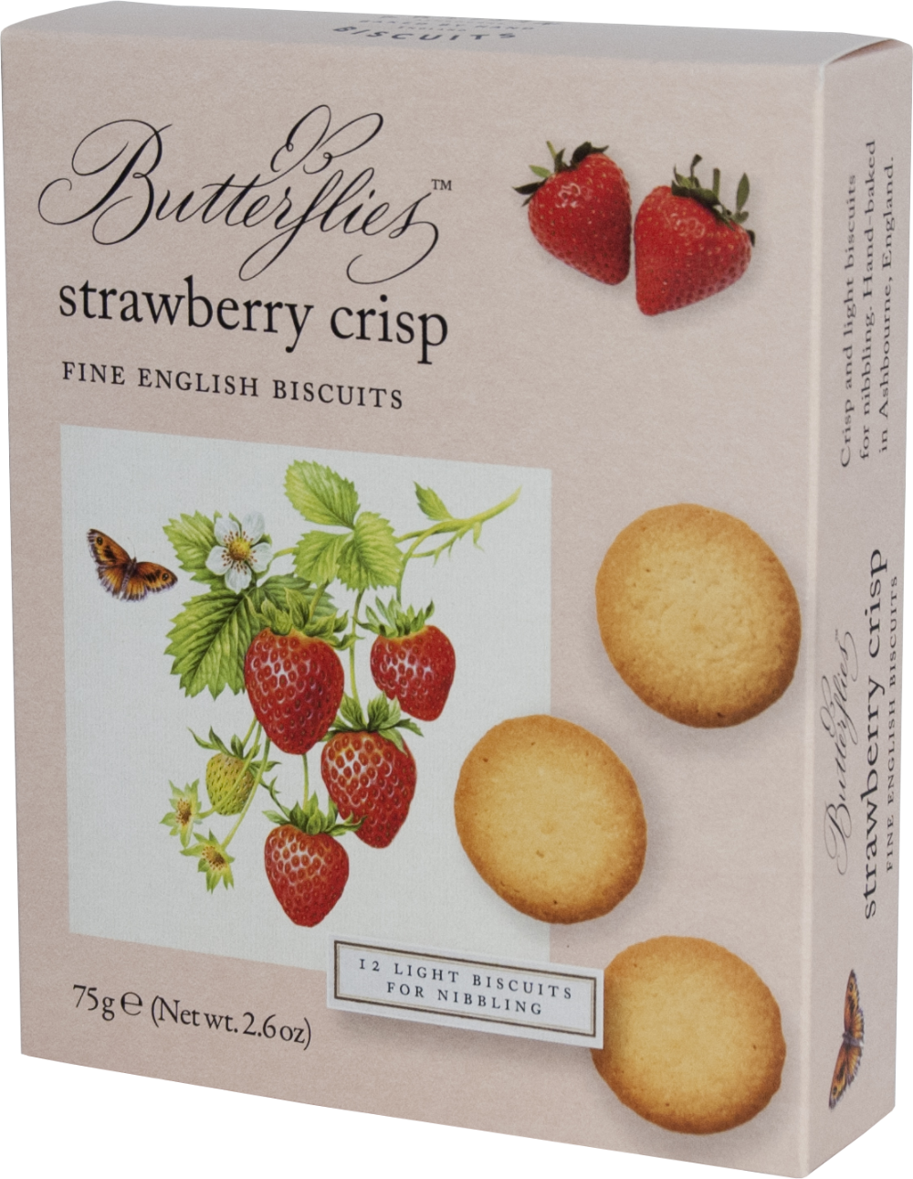 ARTISAN Butterflies - Strawberry Crisp 75g (5014908003853)