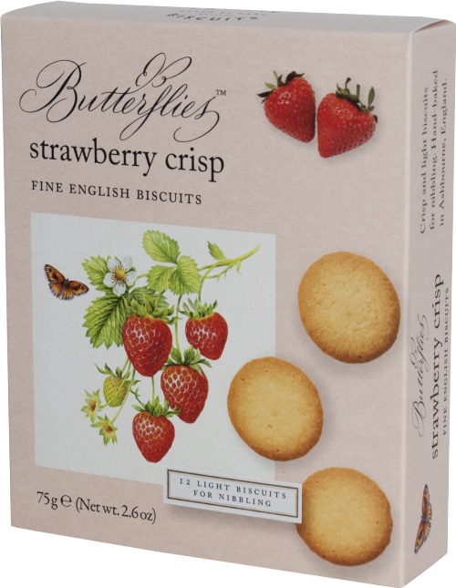 ARTISAN Butterflies - Strawberry Crisp 75g