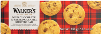 WALKER'S SHORTBREAD Milk Chocolate & Salted Caramel Shortbread 150g