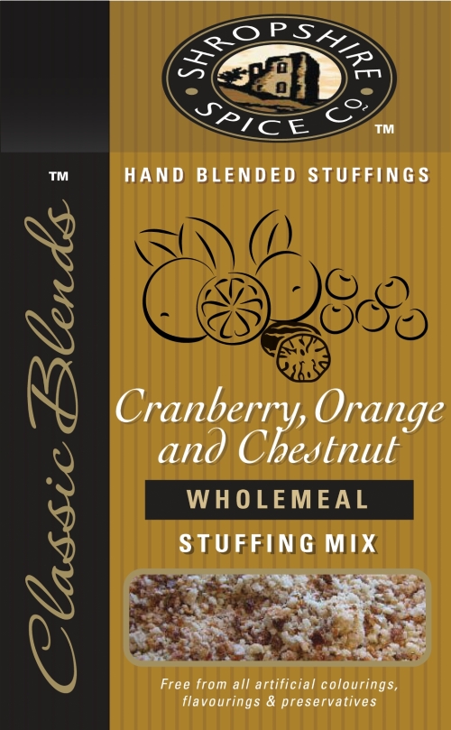 SHROP. SPICE Cranberry, Orange & Chestnut W/Meal Mix 150g