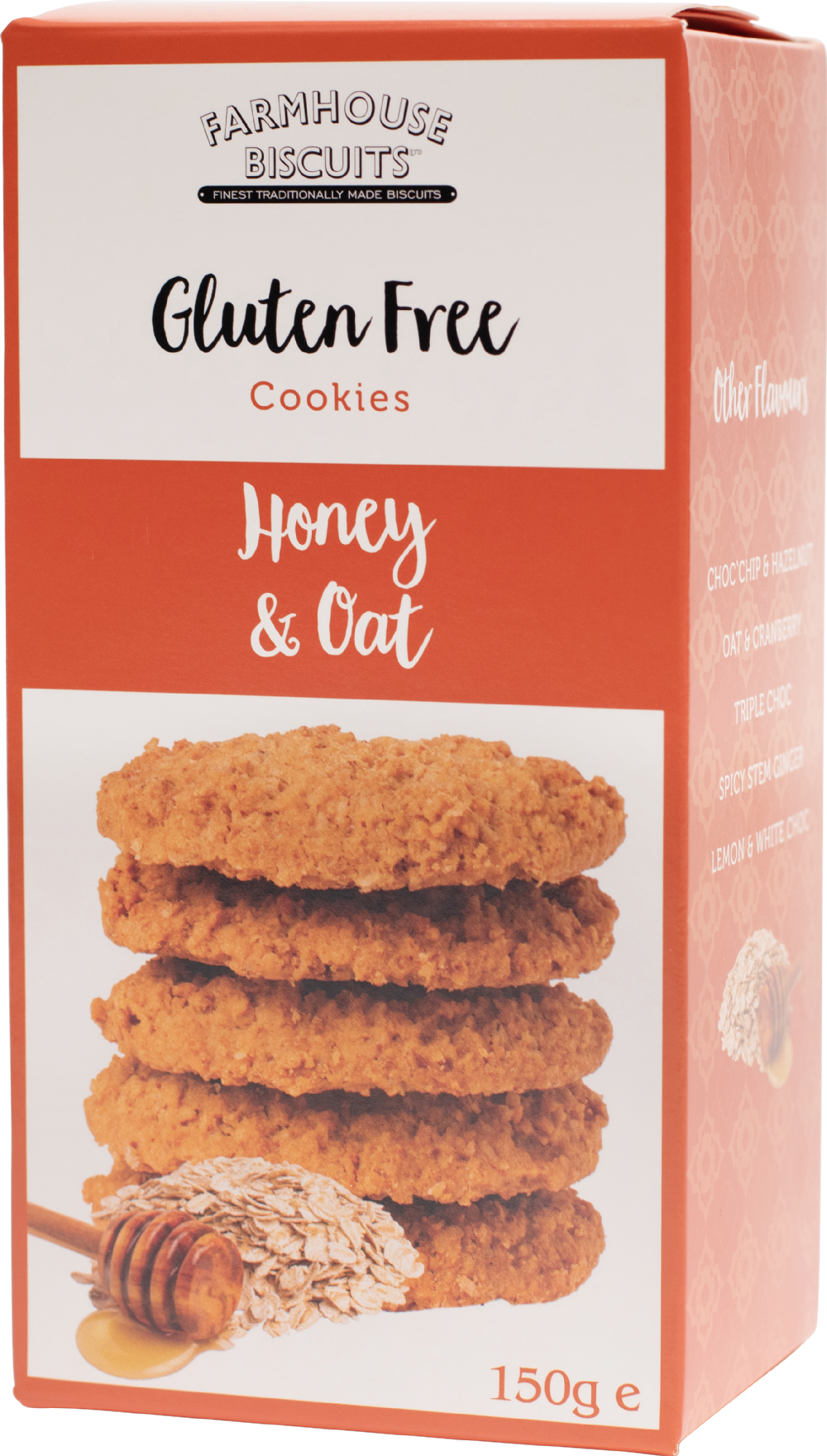 FARMHOUSE Gluten Free Honey & Oat Cookies 150g