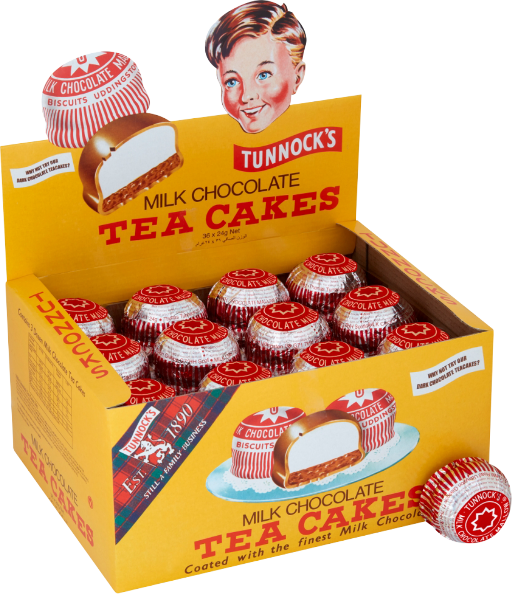 TUNNOCK'S Milk Chocolate Teacakes - Single 24g