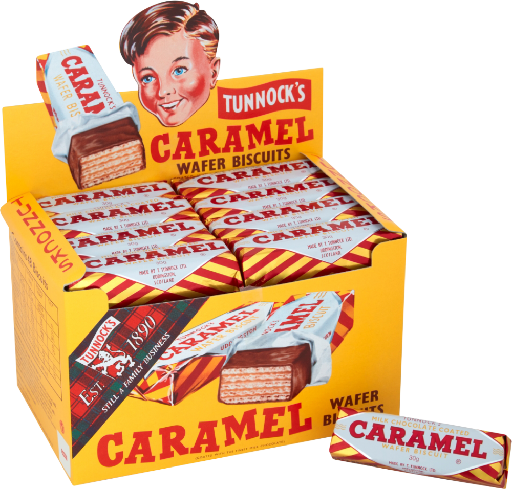 TUNNOCK'S Caramel Wafer - Single 30g