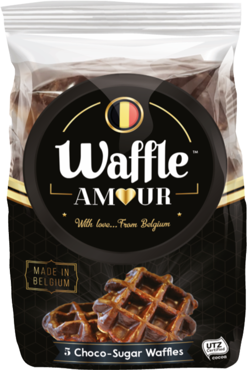 WAFFLE AMOUR 5 Choco-Sugar Waffles 300g
