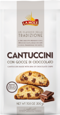 LA MOLE Cantuccini - Chocolate Chip 200g