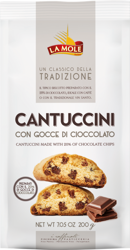 LA MOLE Cantuccini - Chocolate Chip 200g
