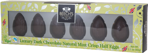 BEECH'S Luxury Dark Chocolate Natural Mint Crisp Eggs 60g