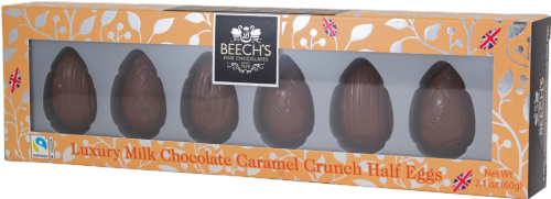 BEECH'S Luxury Milk Chocolate Caramel Crunch Eggs 60g