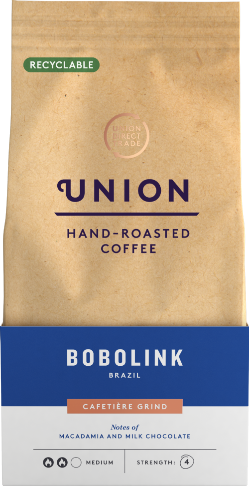UNION Hand-Roasted Coffee Bobolink Brazil - Cafetiere 200g