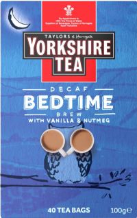 TAYLORS OF HARROGATE Yorkshire Tea Decaf Bedtime Brew - 40 Teabags 100g