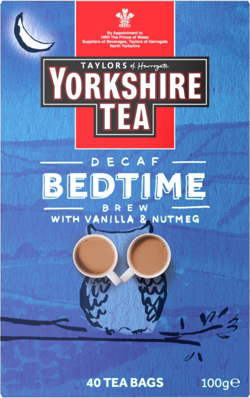 TAYLORS Yorkshire Tea Decaf Bedtime Brew - 40 Teabags 100g