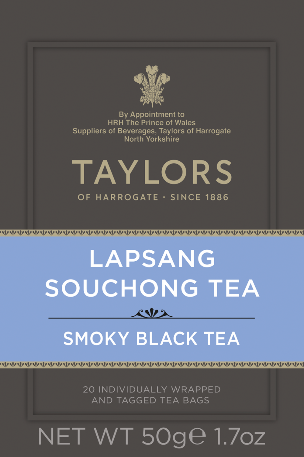 Holleys Fine Foods TAYLORS Lapsang Souchong Tea 20 Teabags 50g
