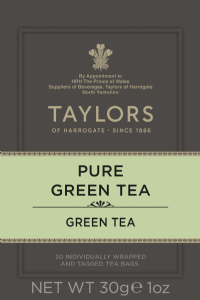 TAYLORS OF HARROGATE Pure Green Tea - 20 Teabags 30g