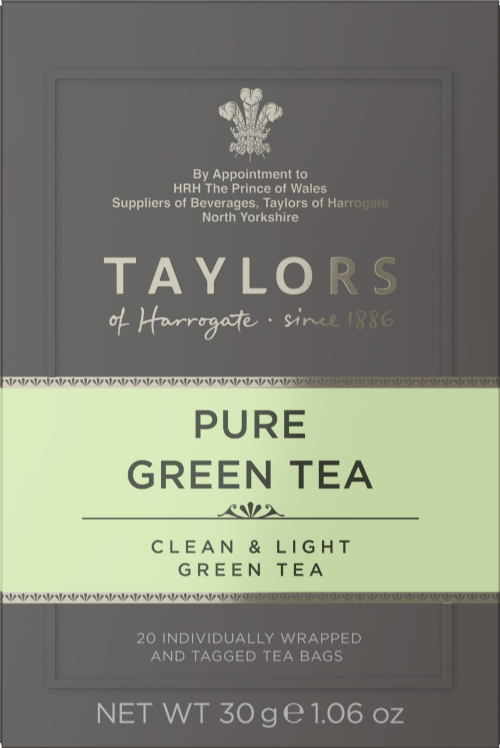 TAYLORS Pure Green Teabags 20's
